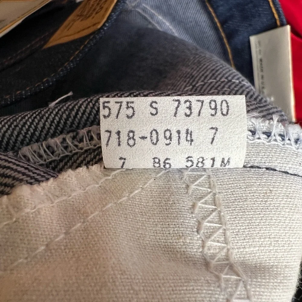 Vintage Levi's Deadstock Jeans Blue‎ Denim Orange Tab Student Fit USA Size 30x34